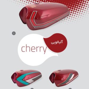 باک موتور سیکلت آلبالویی