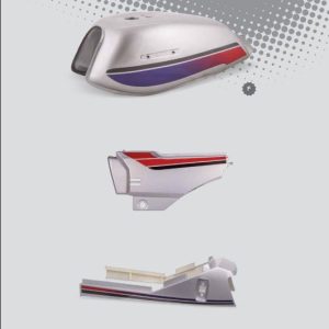 باک و قاب بغل نقره ای