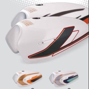 باک موتورسیکلت سفید