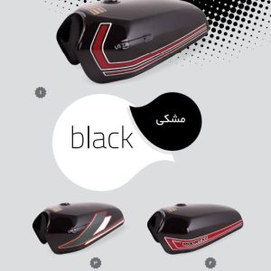 باک موتور سیکلت مشکی